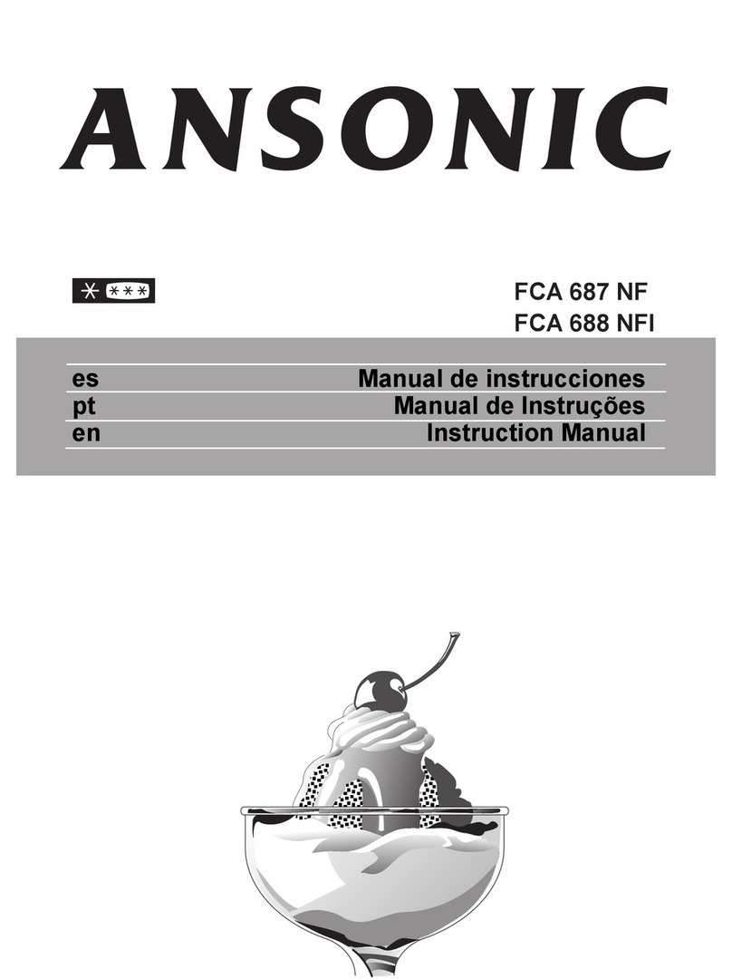 Ansonic FCA 687 NF User manual