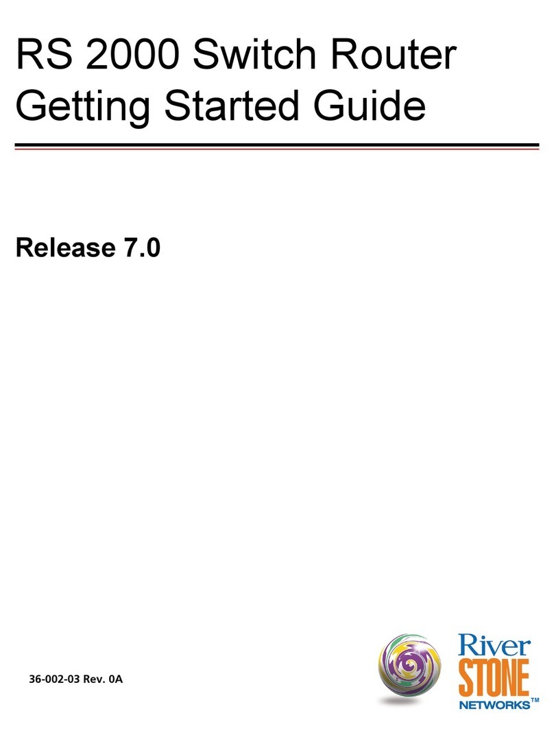 Riverstone Networks RS 2000 User manual Riverstone Networks RS 2000 User manual