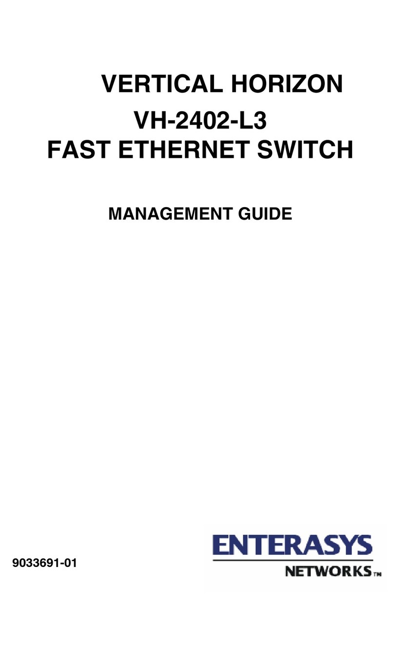 Enterasys Vertical Horizon VH-2402-L3 Management guide