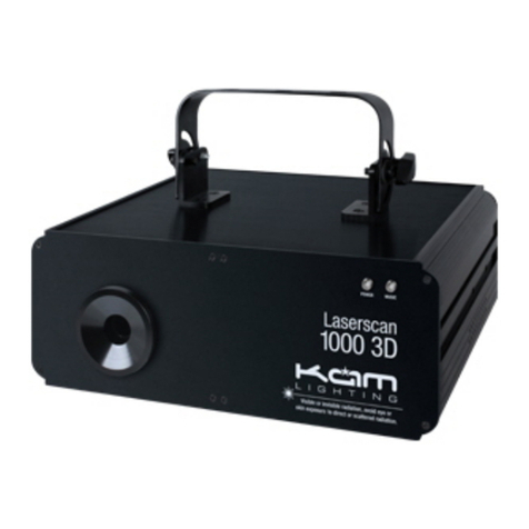 KAM LASERSCAN 1000 3D User manual