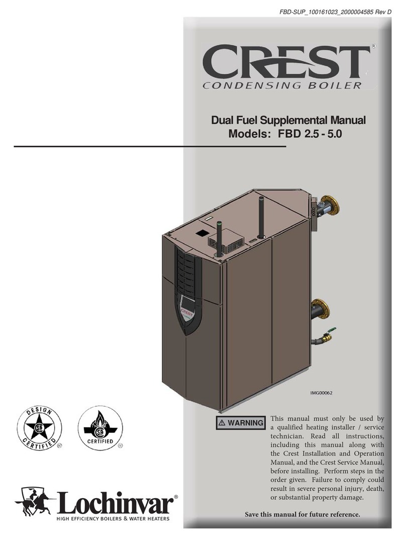 Lochinvar CREST 2.5 Supplemental manual Lochinvar CREST 2.5 Supplemental manual