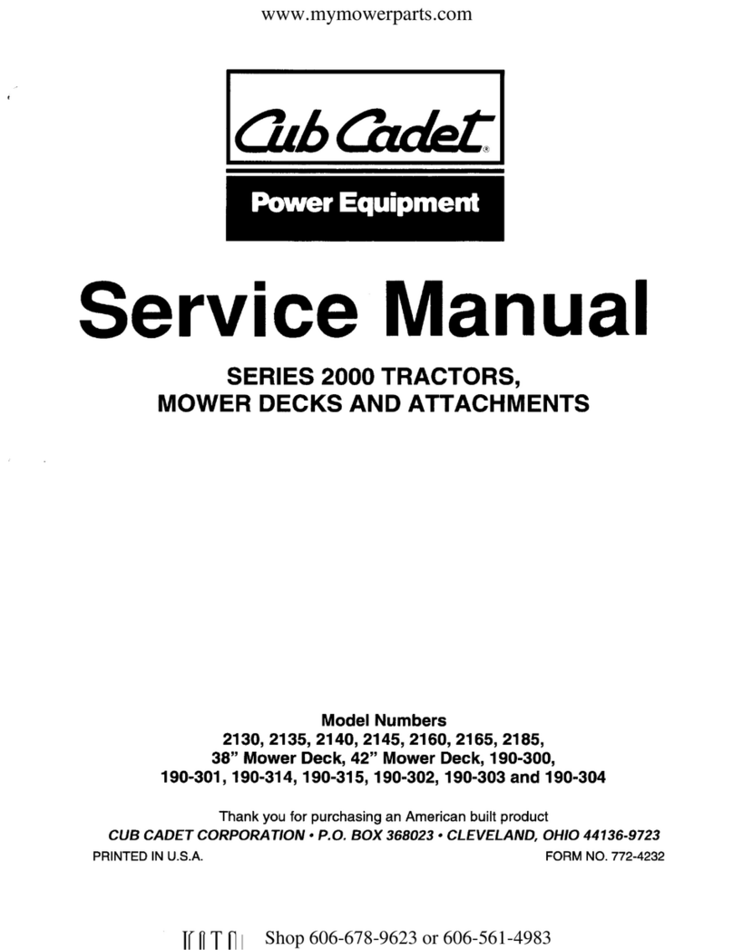 Cub Cadet 2130 User manual