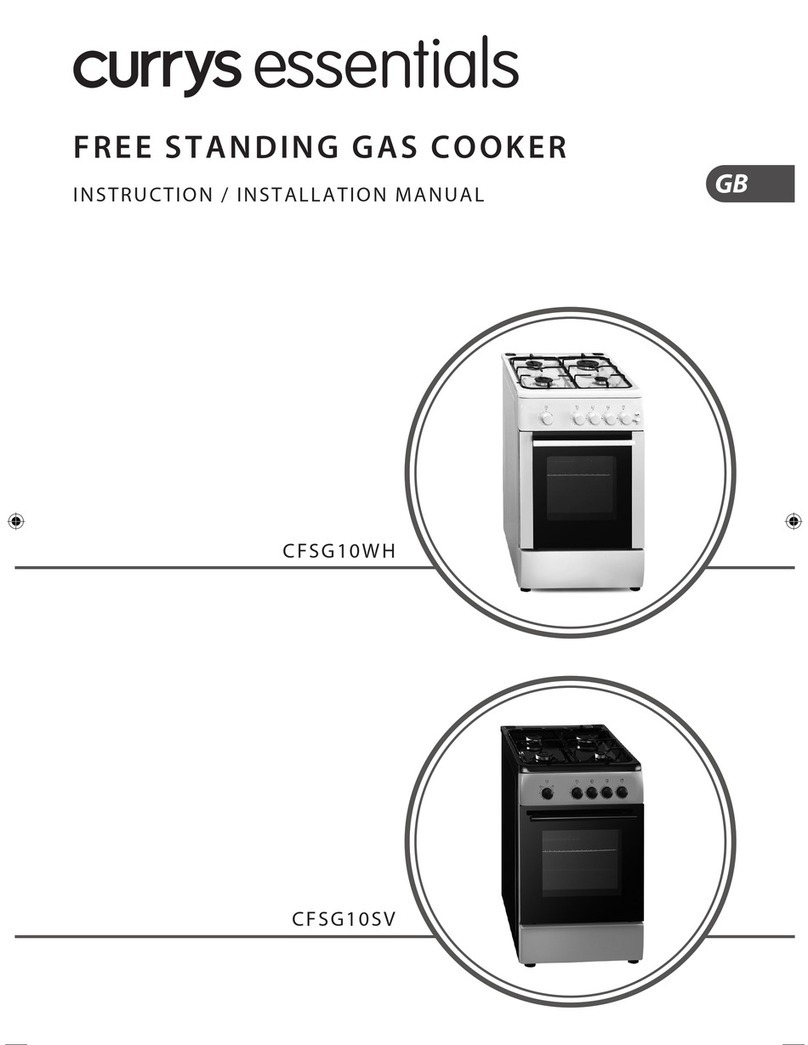 Currys Essentials CFSG10WH Parts list manual