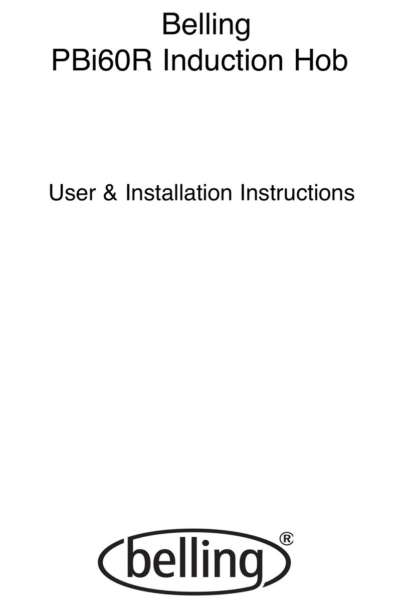 Belling PBI60R Operating instructions
