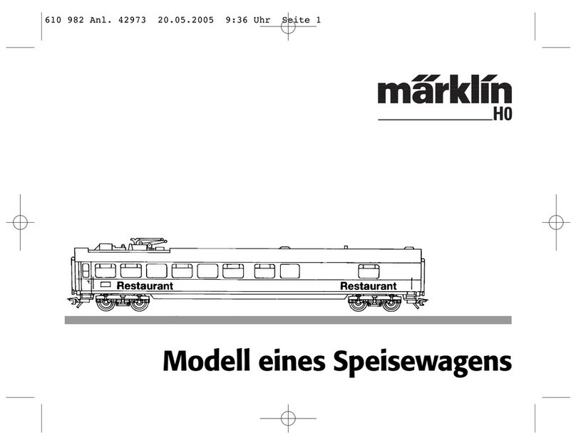 marklin Speisewagens User manual