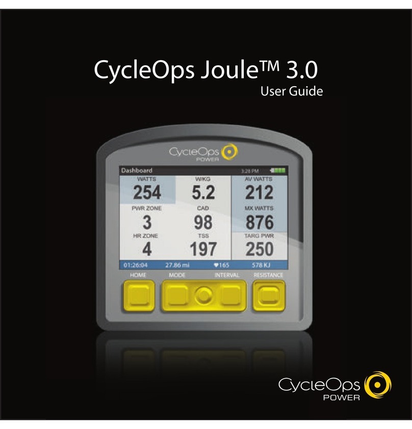 CycleOps Joule 3.0 User manual