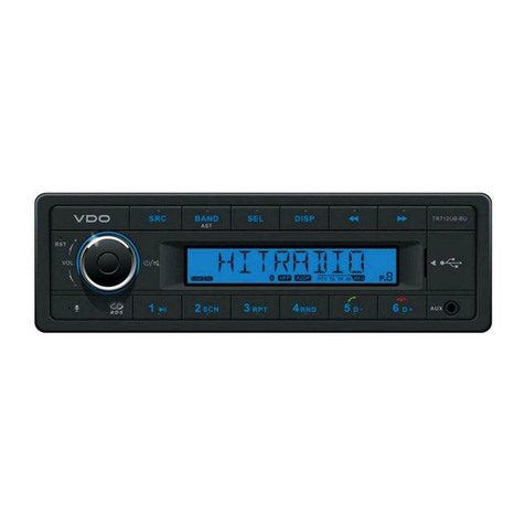 VDO TR712UB-BU owner's manual