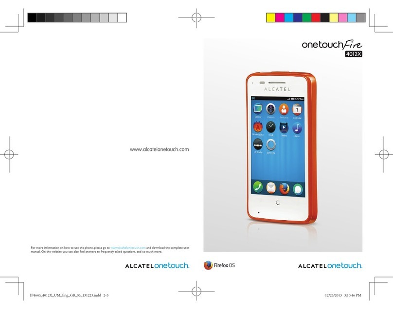 Alcatel one touch Fire 4012X User manual