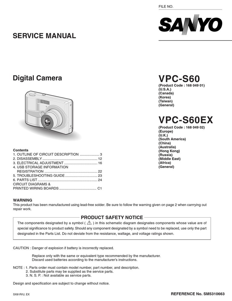 Sanyo Xacti VPC-S60 User manual Sanyo Xacti VPC-S60 User manual