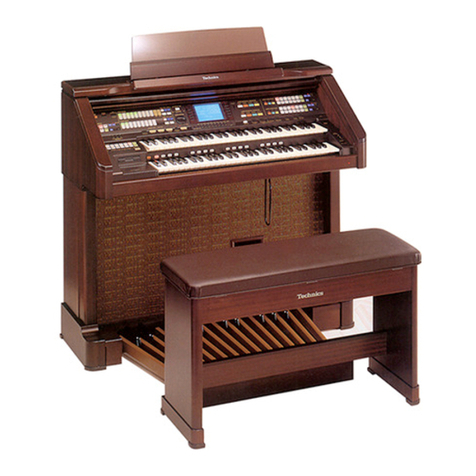 Technics SX FA1 Organ reference guide