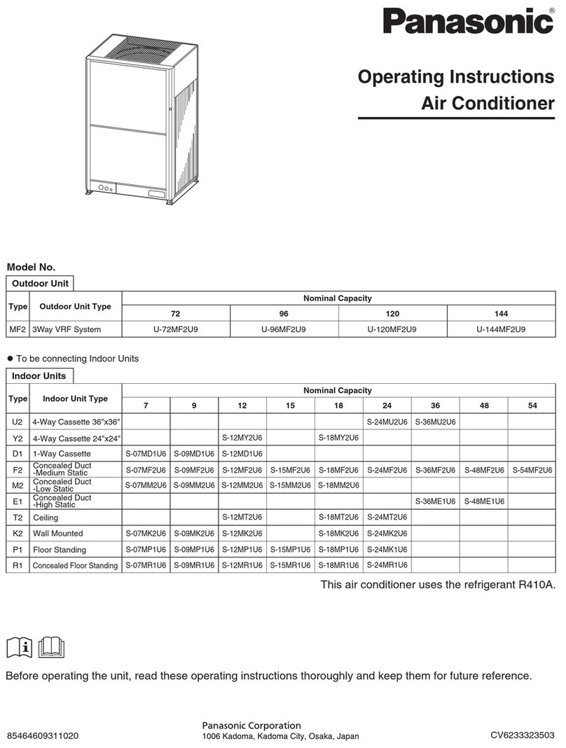 Panasonic U-72MF2U9 User manual Panasonic U-72MF2U9 User manual