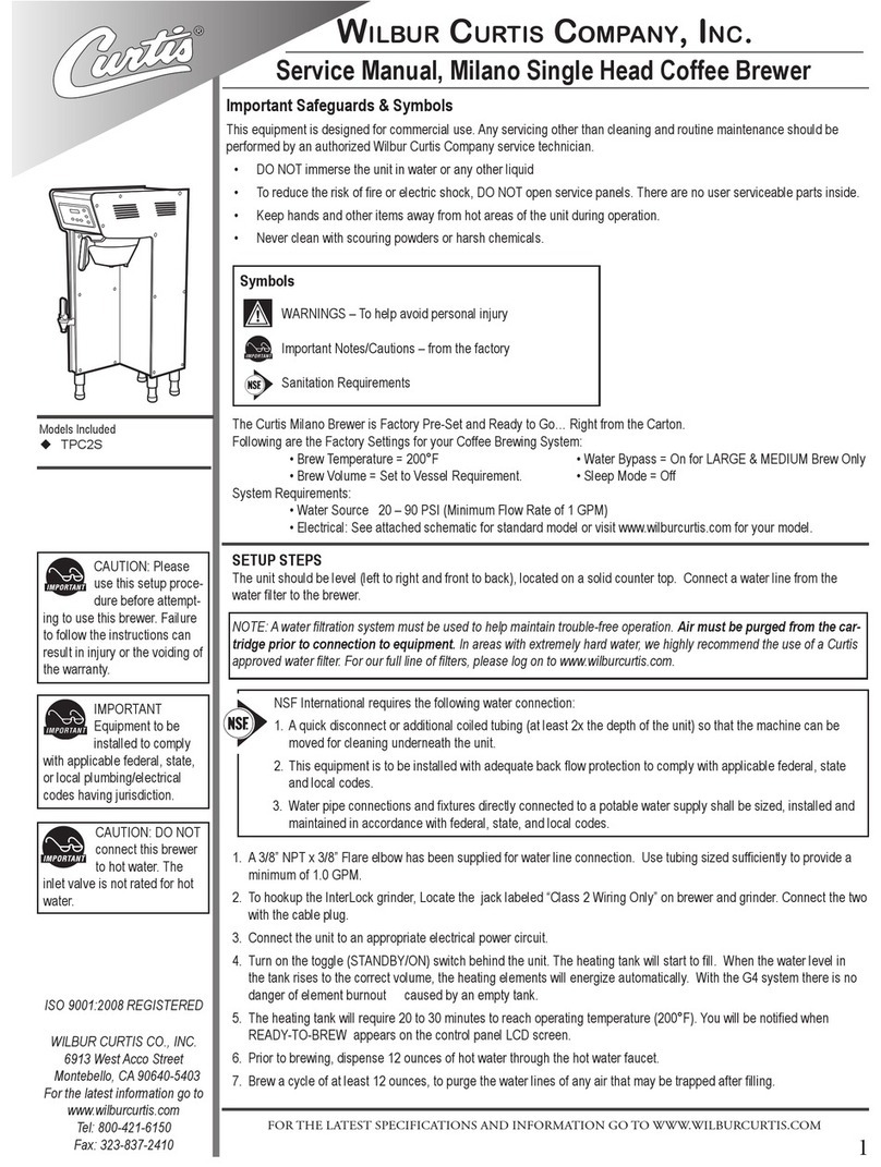 Curtis TPC2S User manual