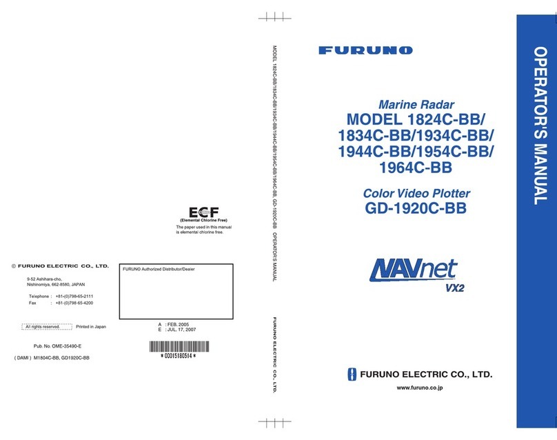 Furuno 1824C-BB User manual