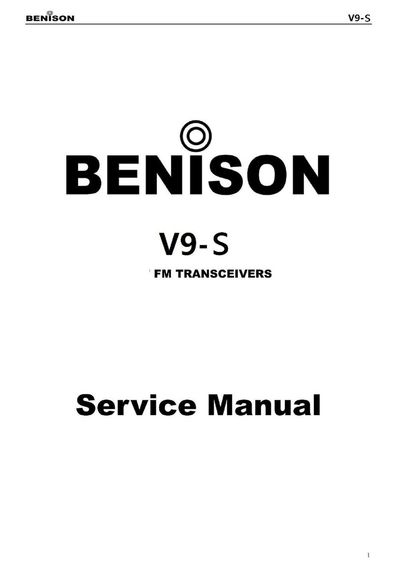 Benison V9-S Service manual