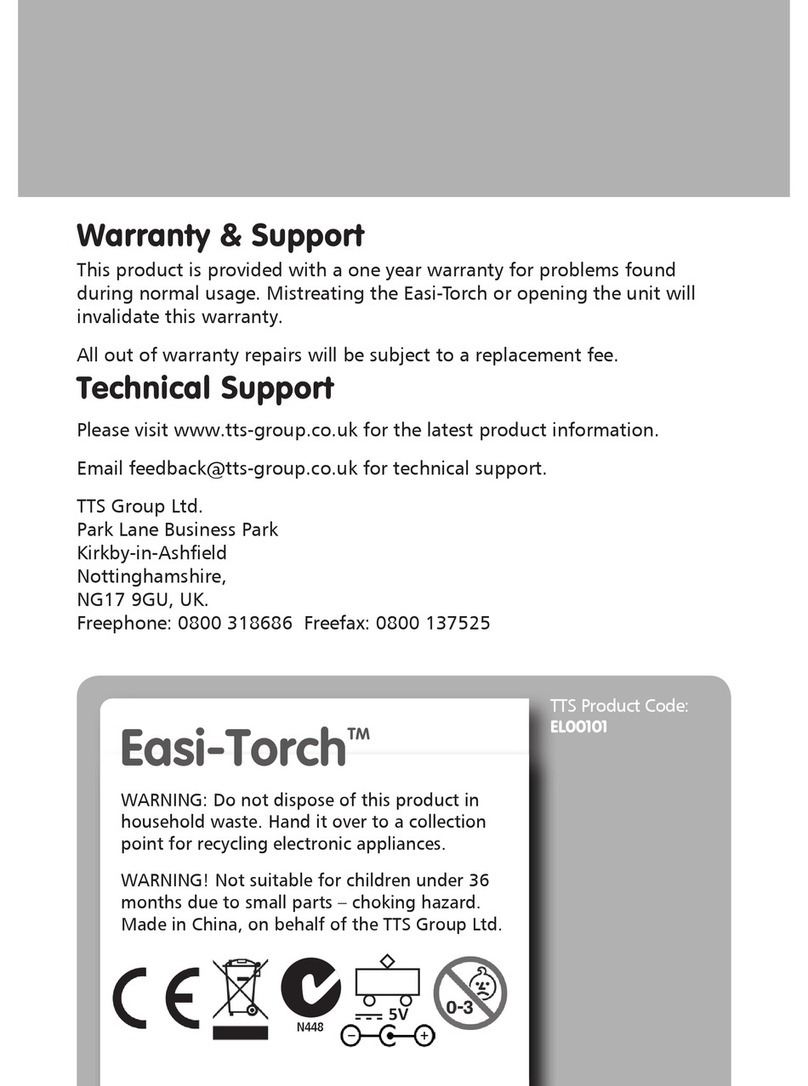 TTS Easi-Torch EL00101 user guide