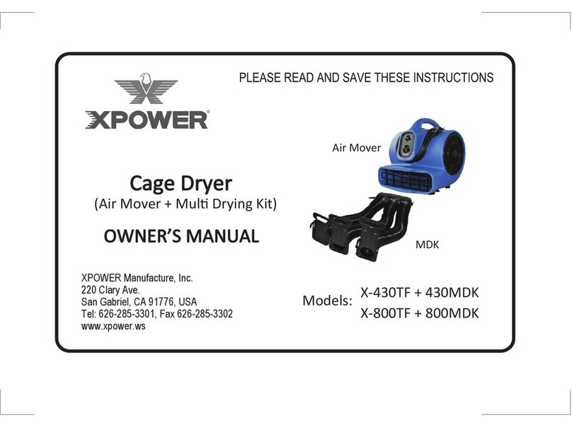 XPower X-430TF User manual
