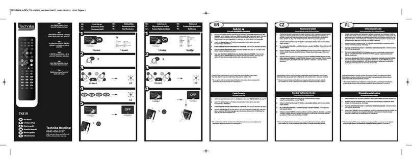 Technika TK81R user manual