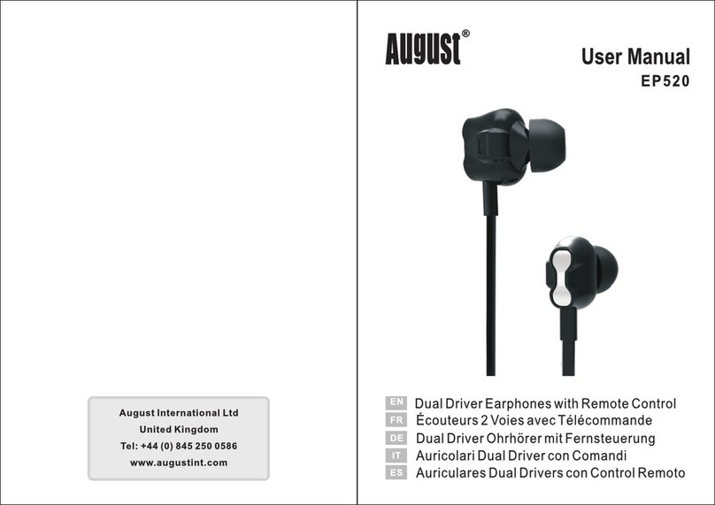 August EP520 User manual
