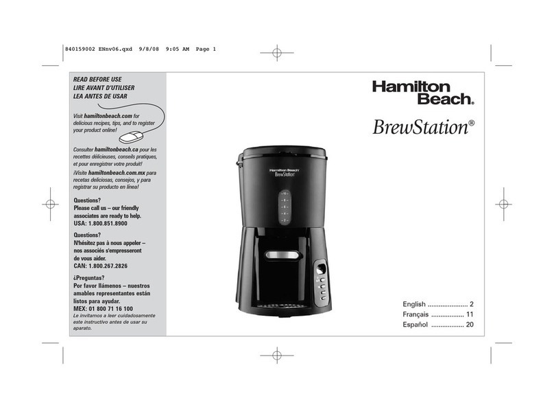 Hamilton Beach BrewStation manual
