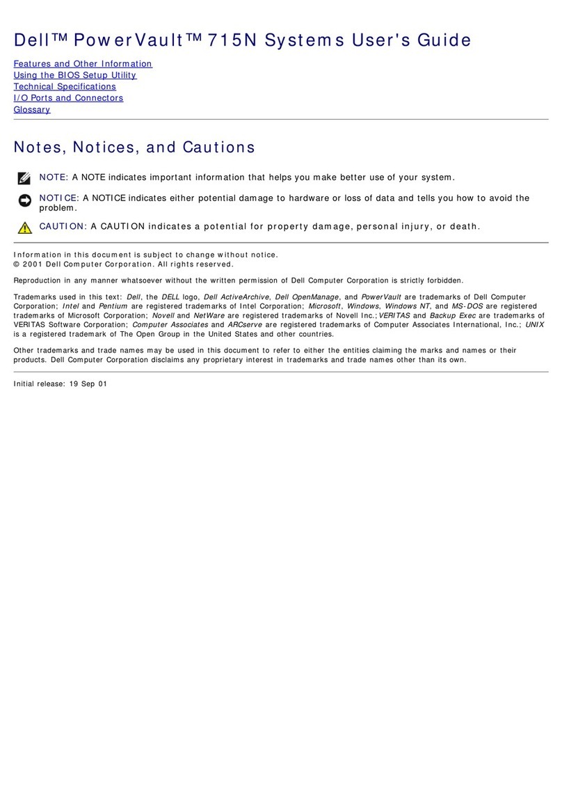 Dell PowerVault 715N User manual