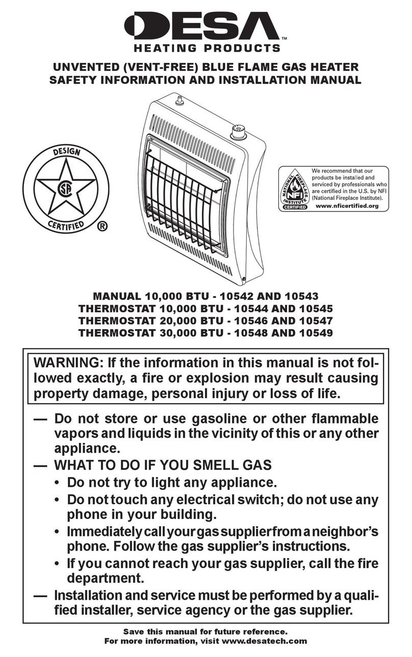 Desa 10542 User manual