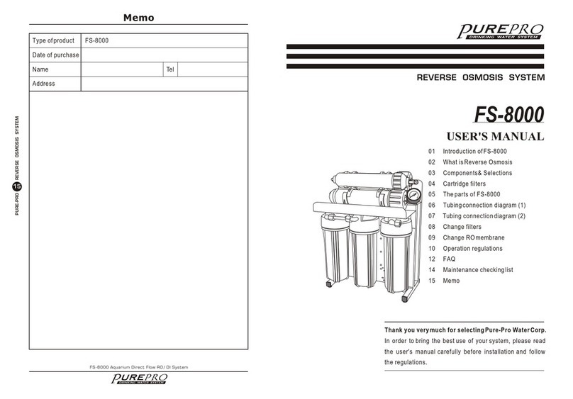 Pure-Pro FS-8000 User manual Pure-Pro FS-8000 User manual