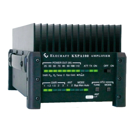 ELECRAFT KXPA100 owner's manual