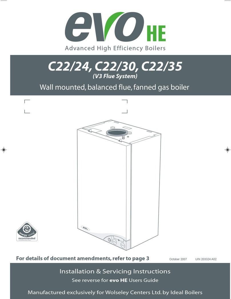 Evo HE C22/30 Installation & servicing instructions