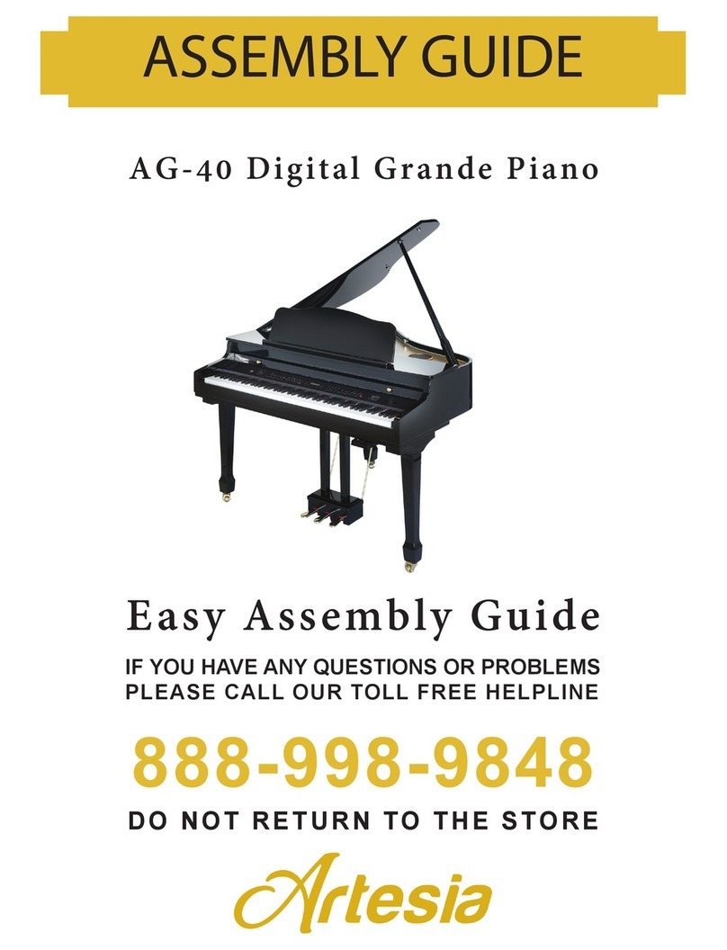 Artesia ag-40 Assembly guide