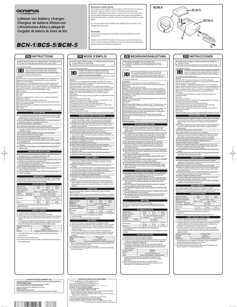 Olympus BCN-1 User manual