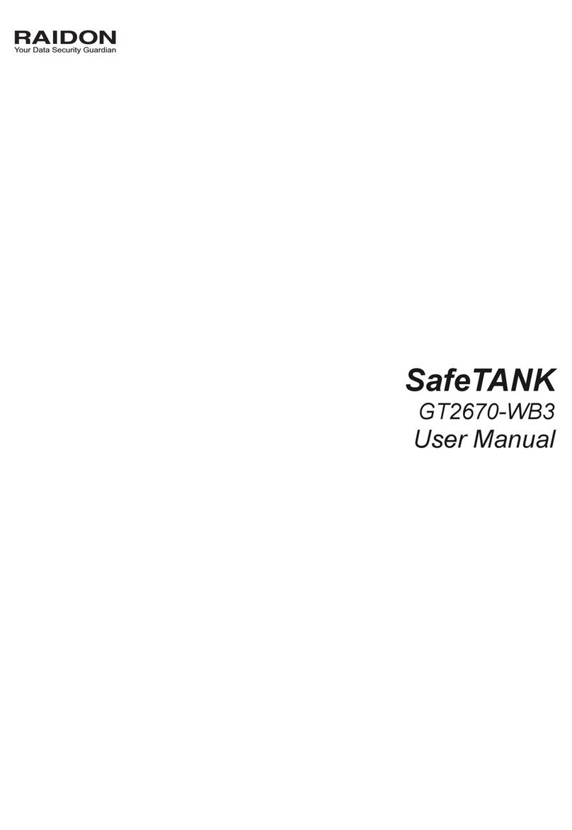Raidon safetank GT2670-WB3 User manual