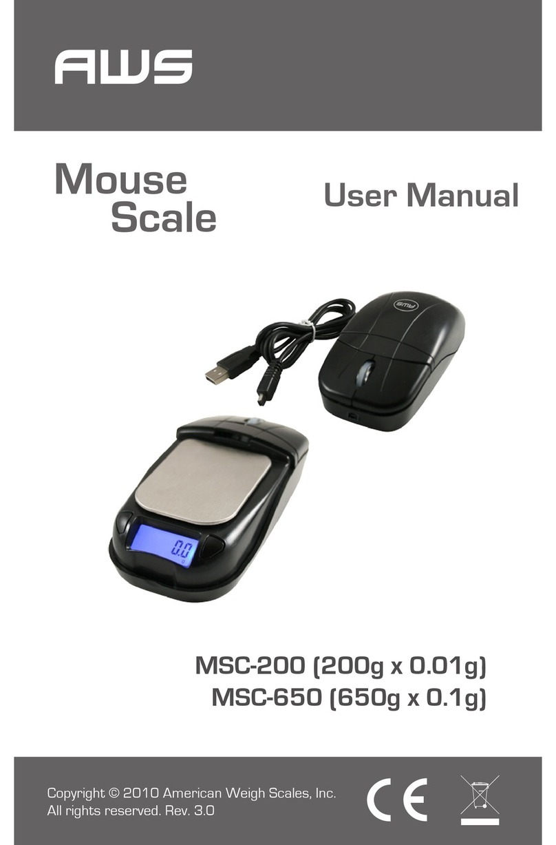 AWS MSC-200 User manual