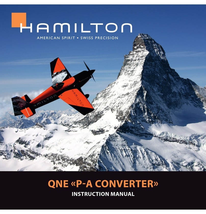 Hamilton QNE P-A CONVERTER instruction manual
