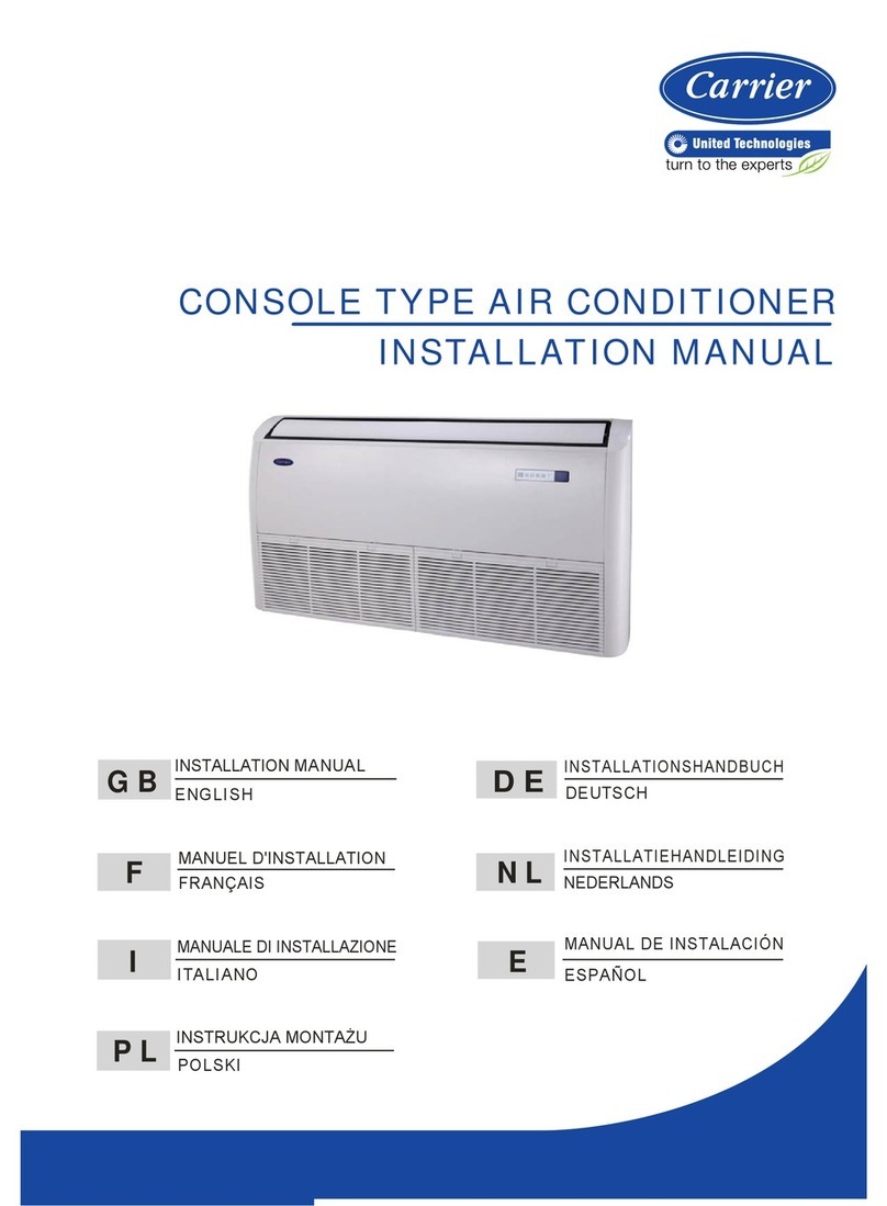 Carrier 42QZL018DS series User manual