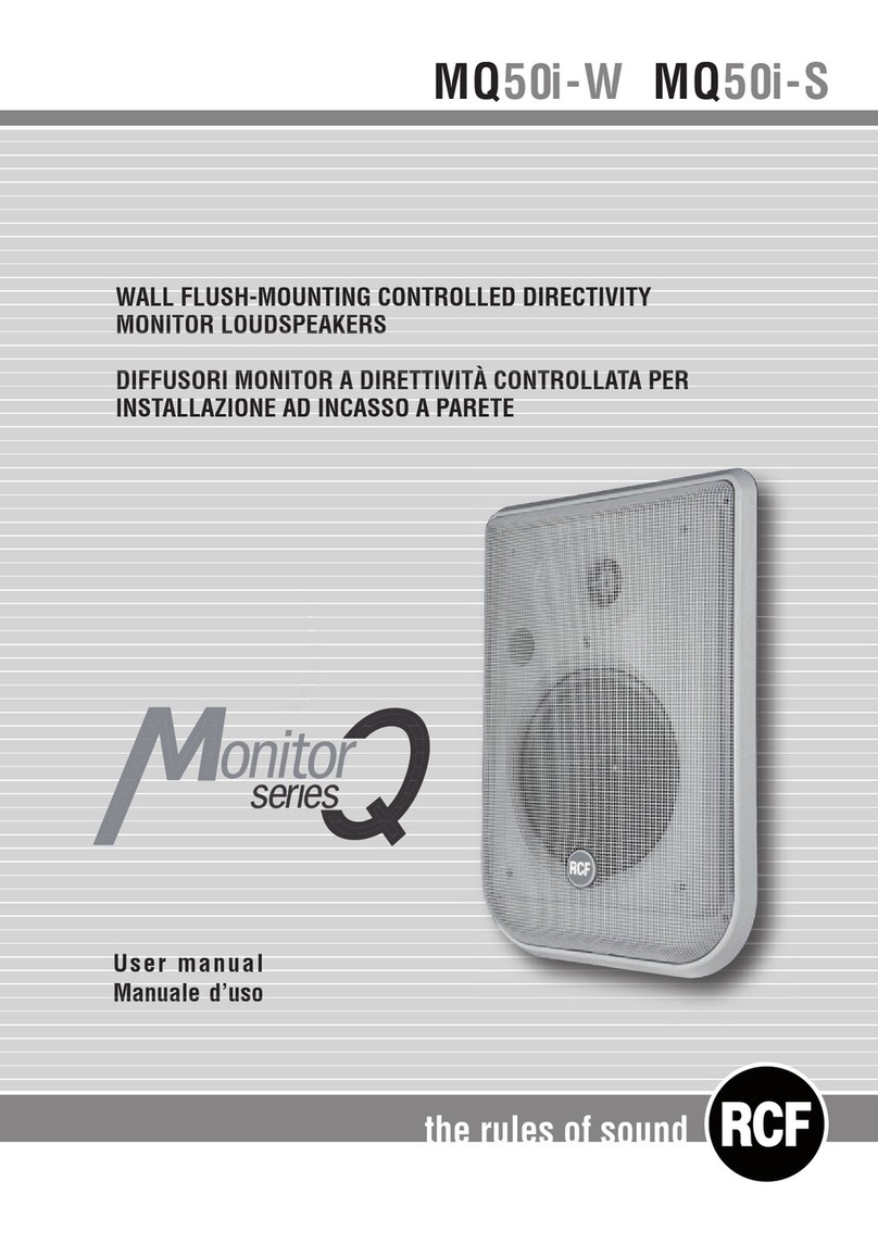 RCF MQ 50i-W User manual