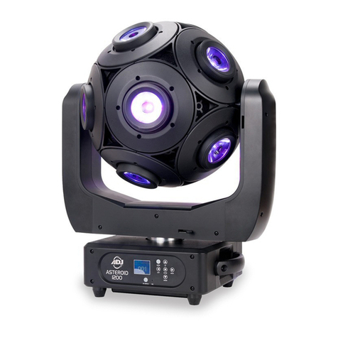 ADJ Asteroid 1200 User manual
