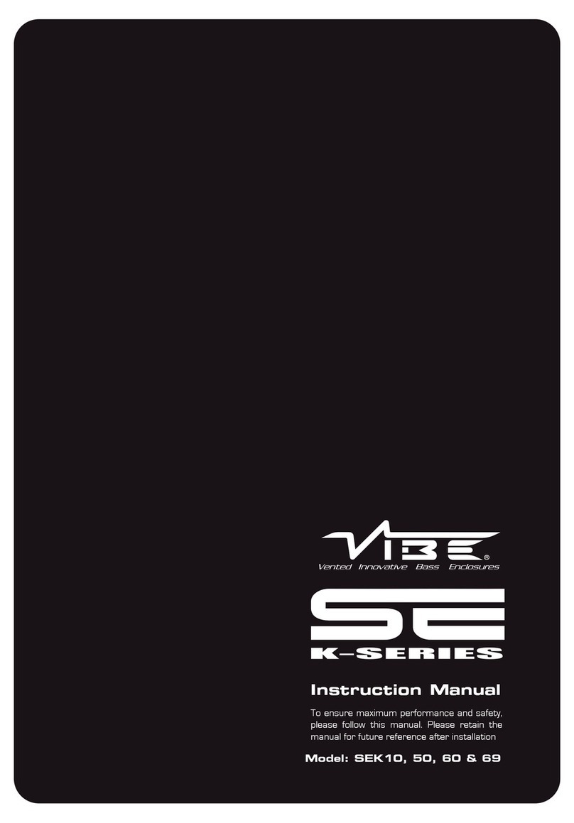 Vibe SEK10 User manual