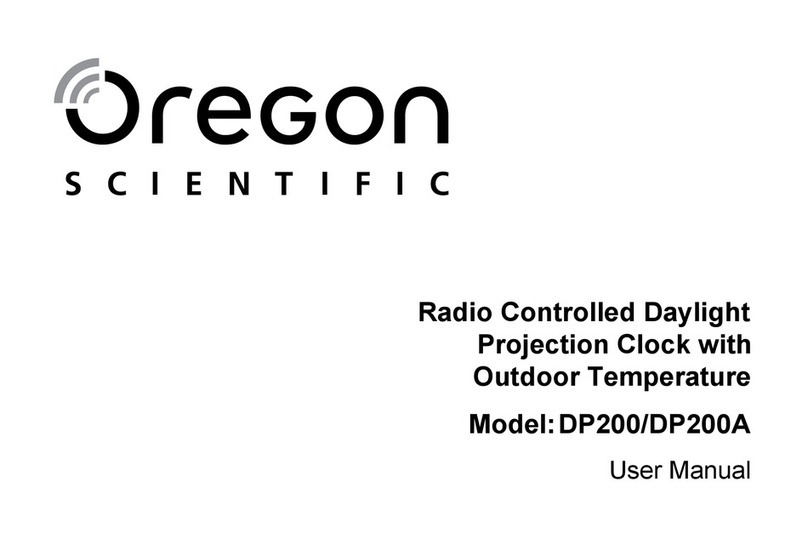 Oregon Scientific DP200 User manual Oregon Scientific DP200 User manual