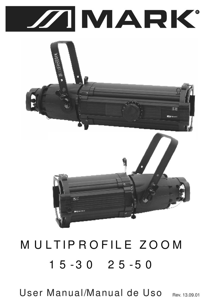 Mark MULTIPROFILE ZOOM 15-30 user manual
