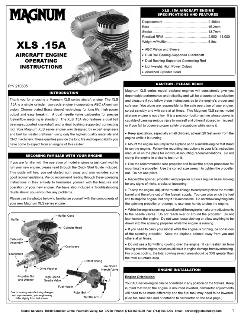 Magnum XLS .15A operating instructions