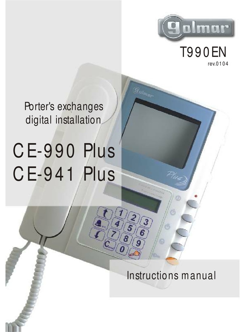 golmar CE-990 Plus User manual