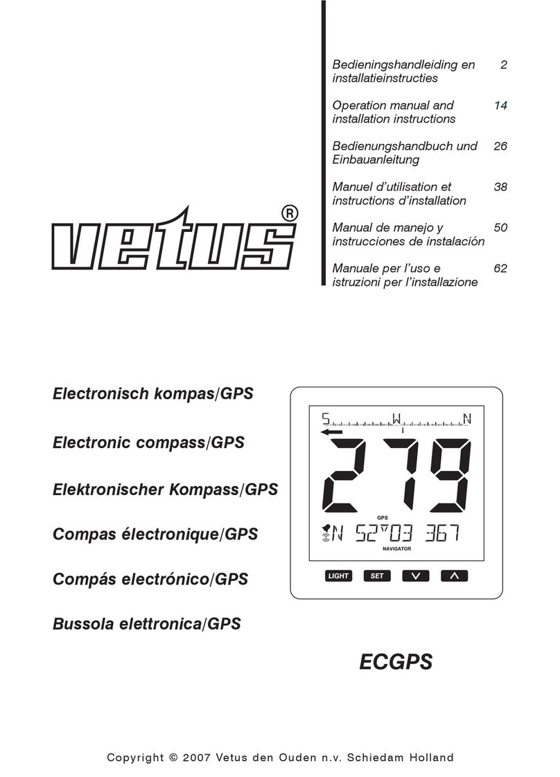 Vetus ECGPS Specification sheet