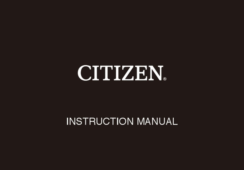 Citizen 9184 Instuction manual