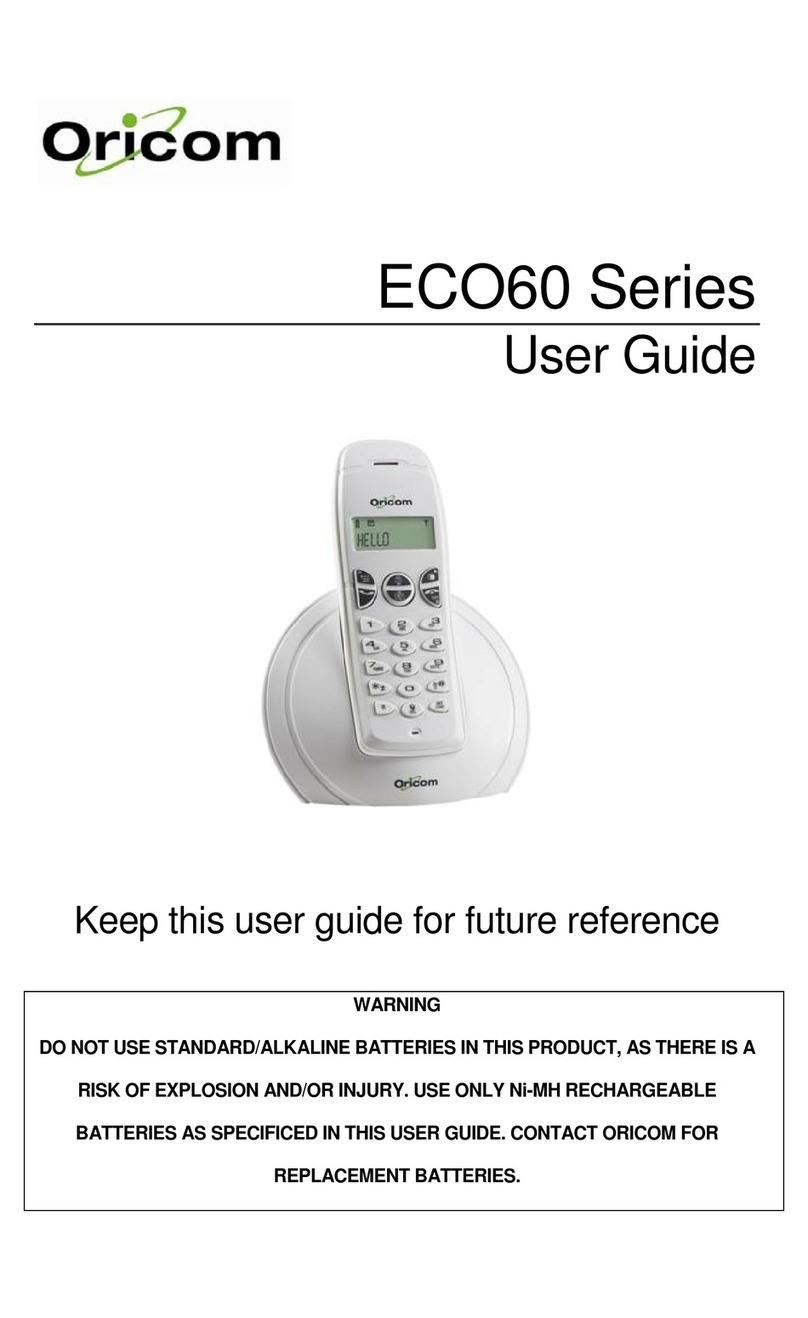 Oricom ECO60-1 User manual Oricom ECO60-1 User manual
