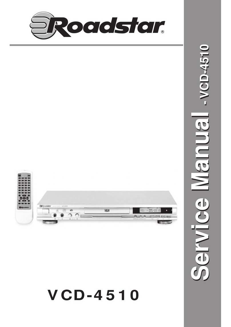 Roadstar VCD-4510 Service manual