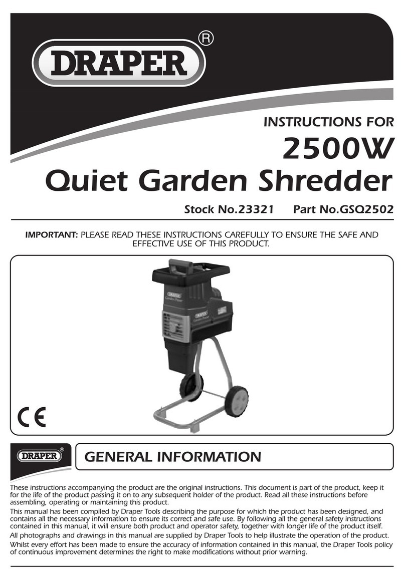 Draper GSQ2505 User manual