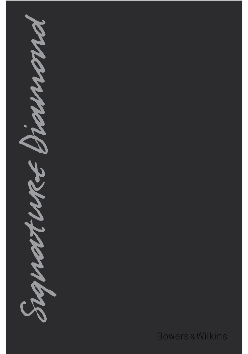 Bowers & Wilkins Signature Diamond User manual