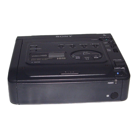 Sony EVO-250 User manual