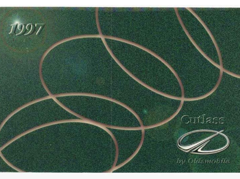 Oldsrnobile 1997 Cutlass owner's manual