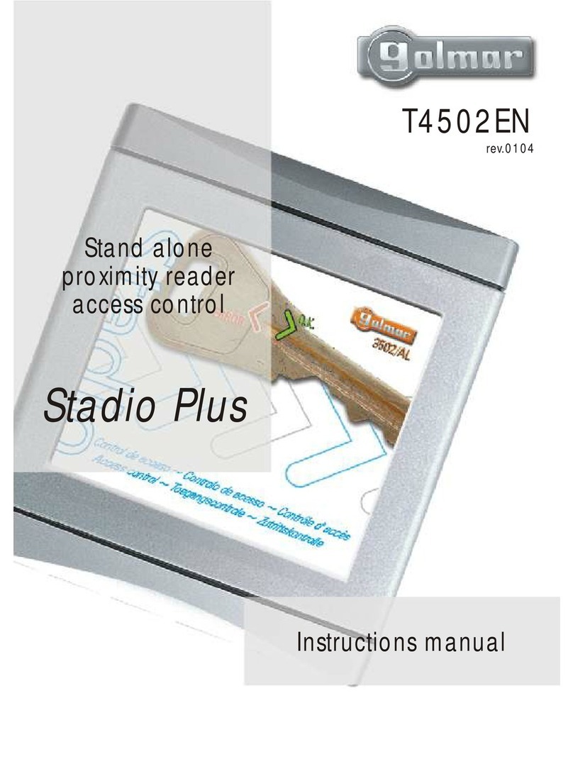 golmar Stadio Plus 4502/AL instruction manual golmar Stadio Plus 4502/AL instruction manual
